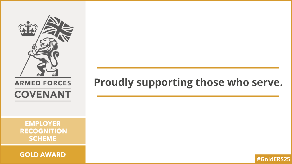 Armed Forces Covenant Gold Award