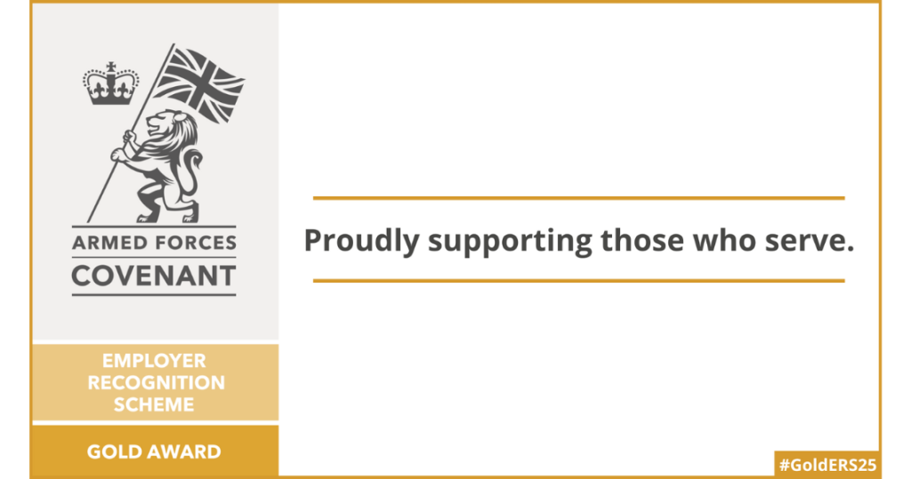 Armed Forces Covenant Gold Award